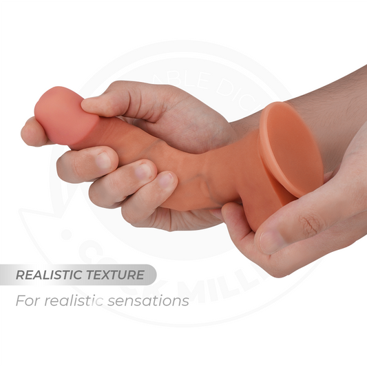 GODE HYPERRÉALISTE ET ARTICULABLE 17,8 CM